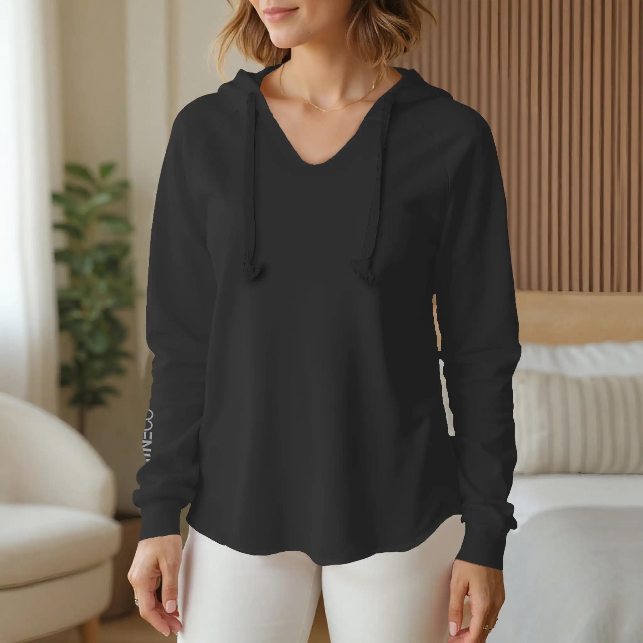 Womens Lightweight Hooded Sweatshirt